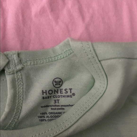 The Honest Company Kids Short Sleeve Tees - Pastel Pack of 6 - Picture 2 of 2